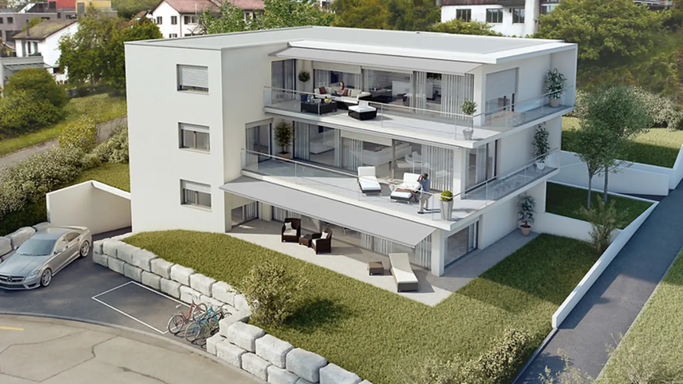New construction of a three-family residence